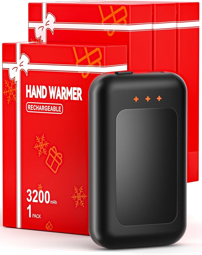Jerritte Electric Hand Warmers Rechargeable, Rechargeable Hand Warmer, Portable Hand Warmer for Outdoor Camping Hunting Golf Accessories, Gifts for Women Men - Image 1
